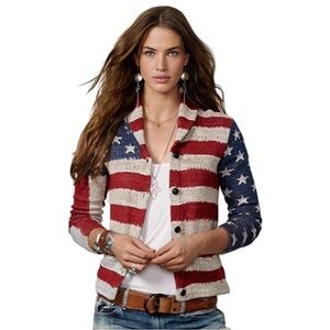 Denim & Supply Ralph Lauren Patriotic Cardigan
